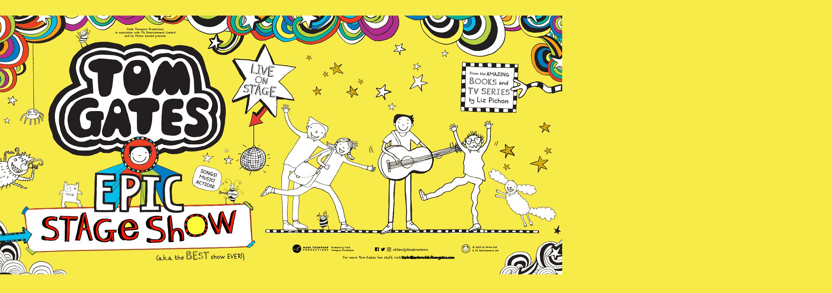 Tom Gates EPIC Stage Show hero image